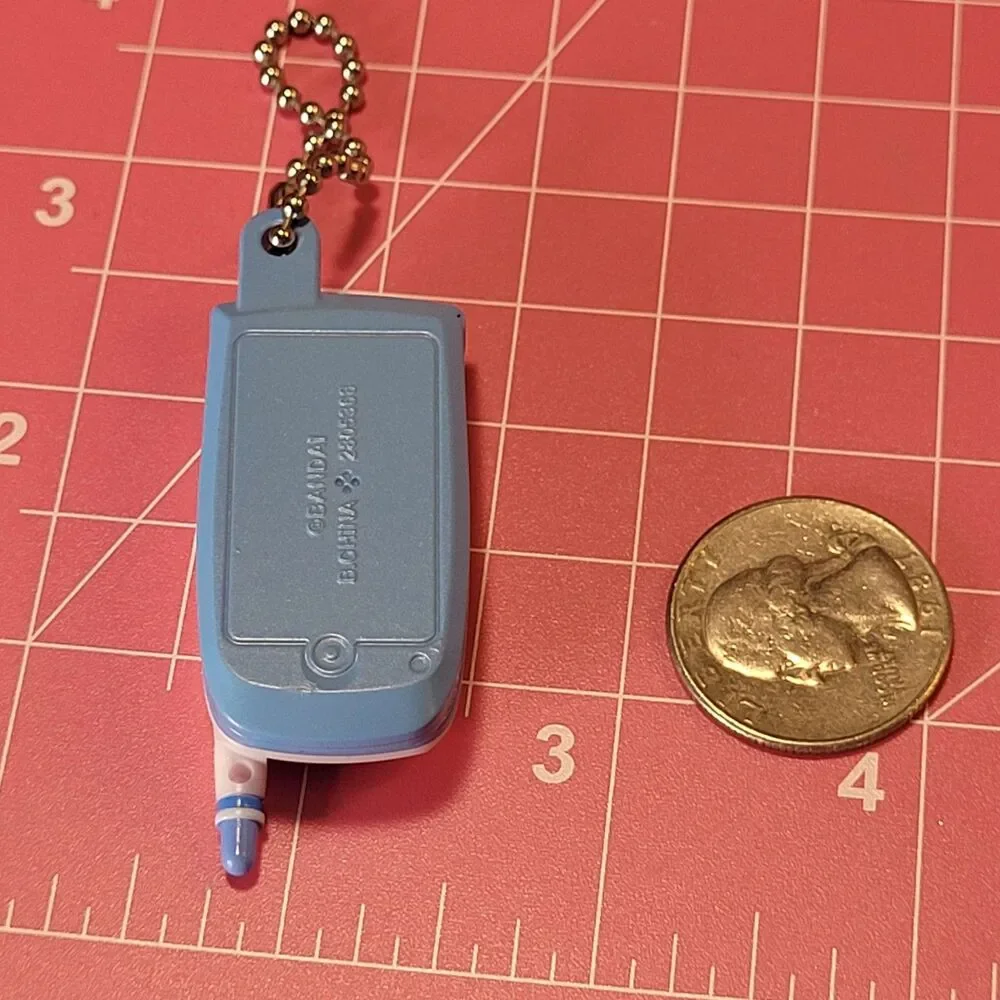 Ham Messenger Melpetit - Bandai Blue Stylus Flip Phone Mini Charm